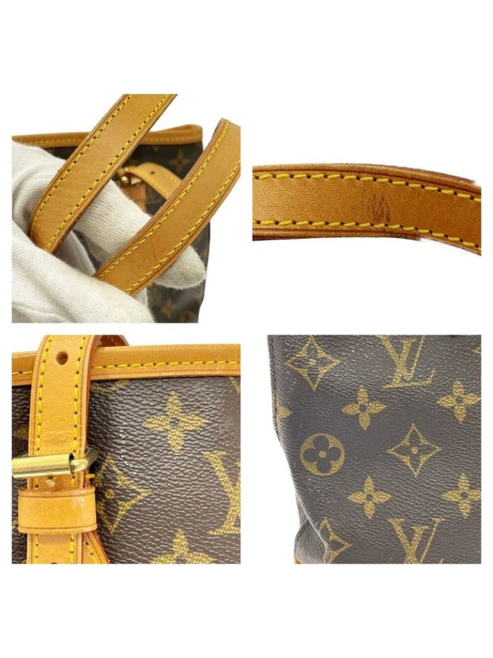 Louis Vuitton Monogram Petit Bucket PM Brown - Picture 6 of 10